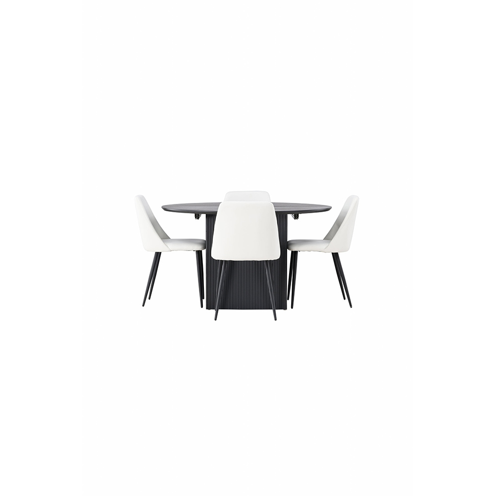 Spisegruppe Venture Home Matilda med 4 Night Stoler