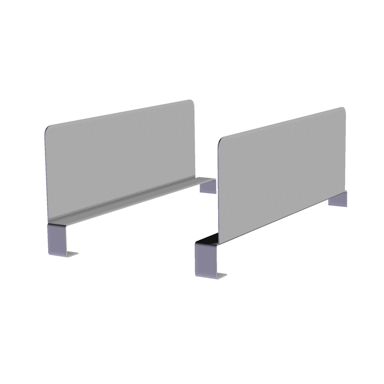 Bokstøtte Lundbergs Wide Hvit 300x100 mm