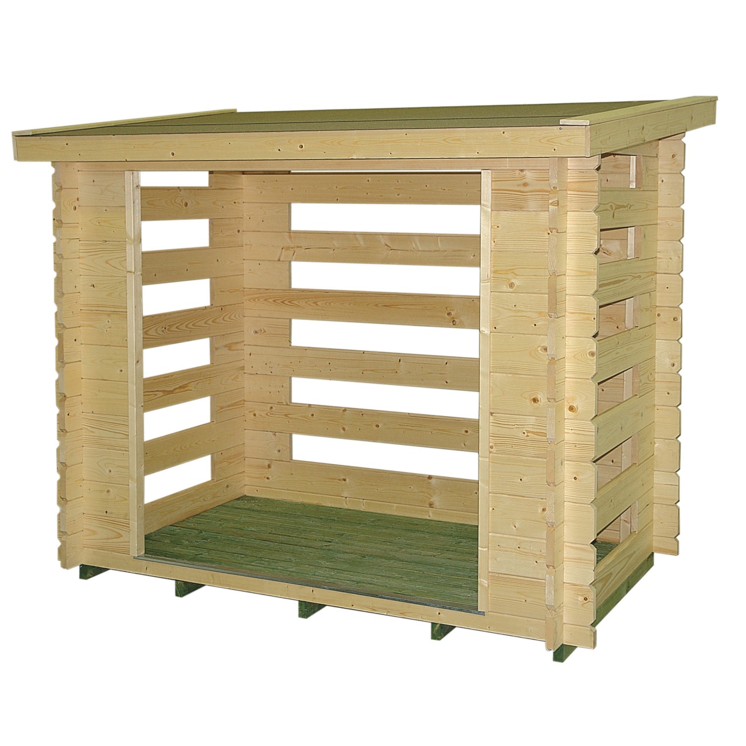 Vedskjul Luoman Lillevilla Juolukka 2,4 m2