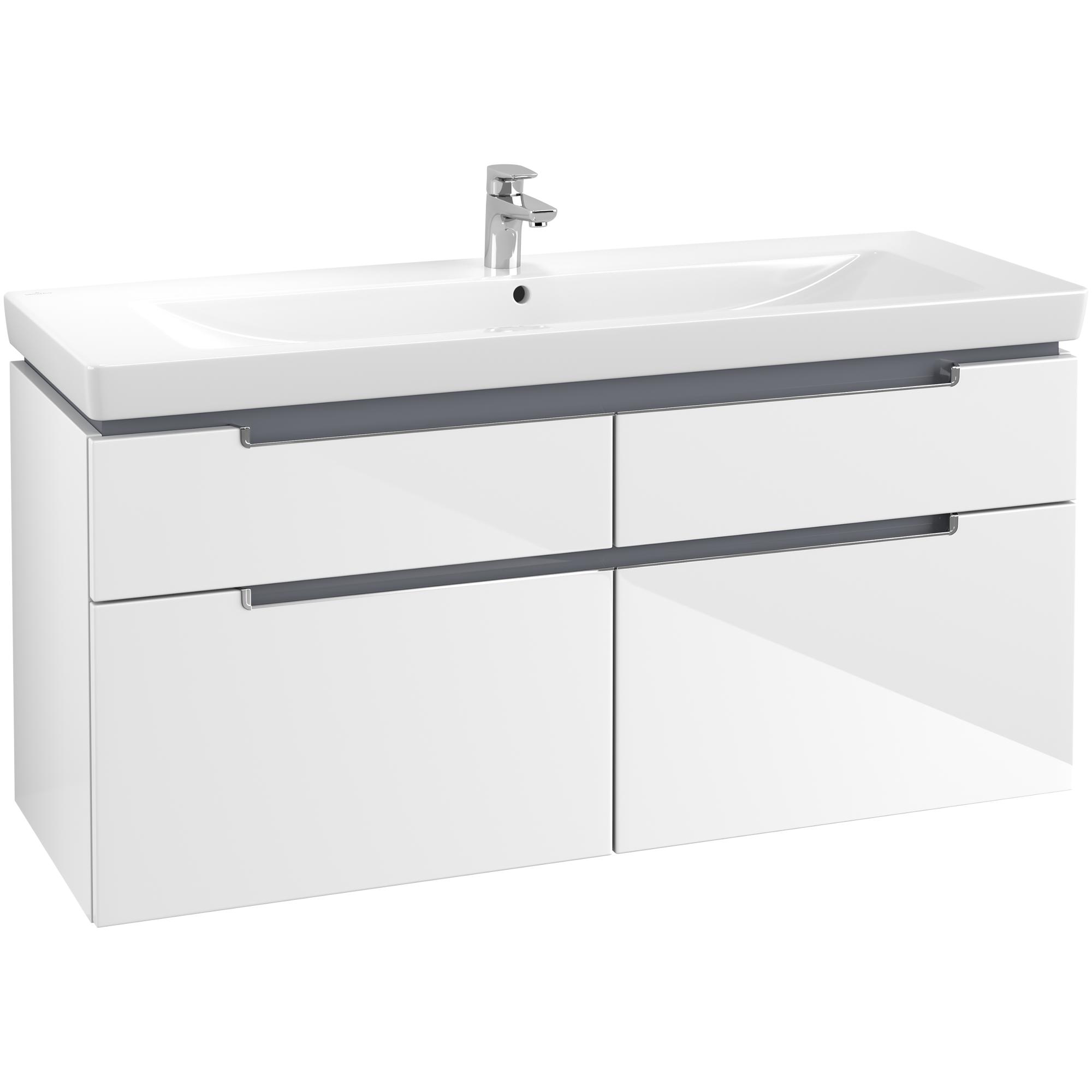 Tv&auml;ttst&auml;llssk&aring;p Villeroy & Boch Subway 2.0 med 4 L&aring;dor f&ouml;r Sk&aring;pstv&auml;ttst&auml;ll