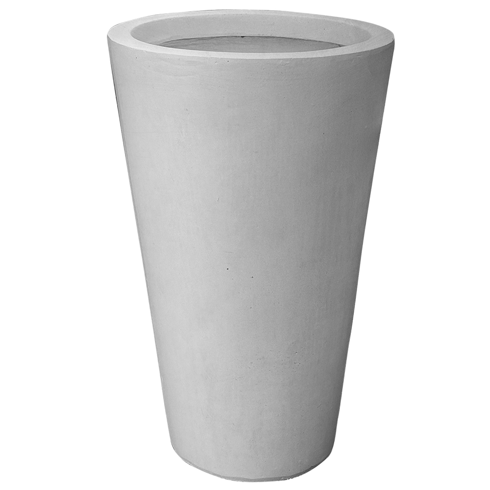Kruka Lyfco Rund Hög Ljusgrå 1-pack 32 cm i diameter x 45 cm høy
