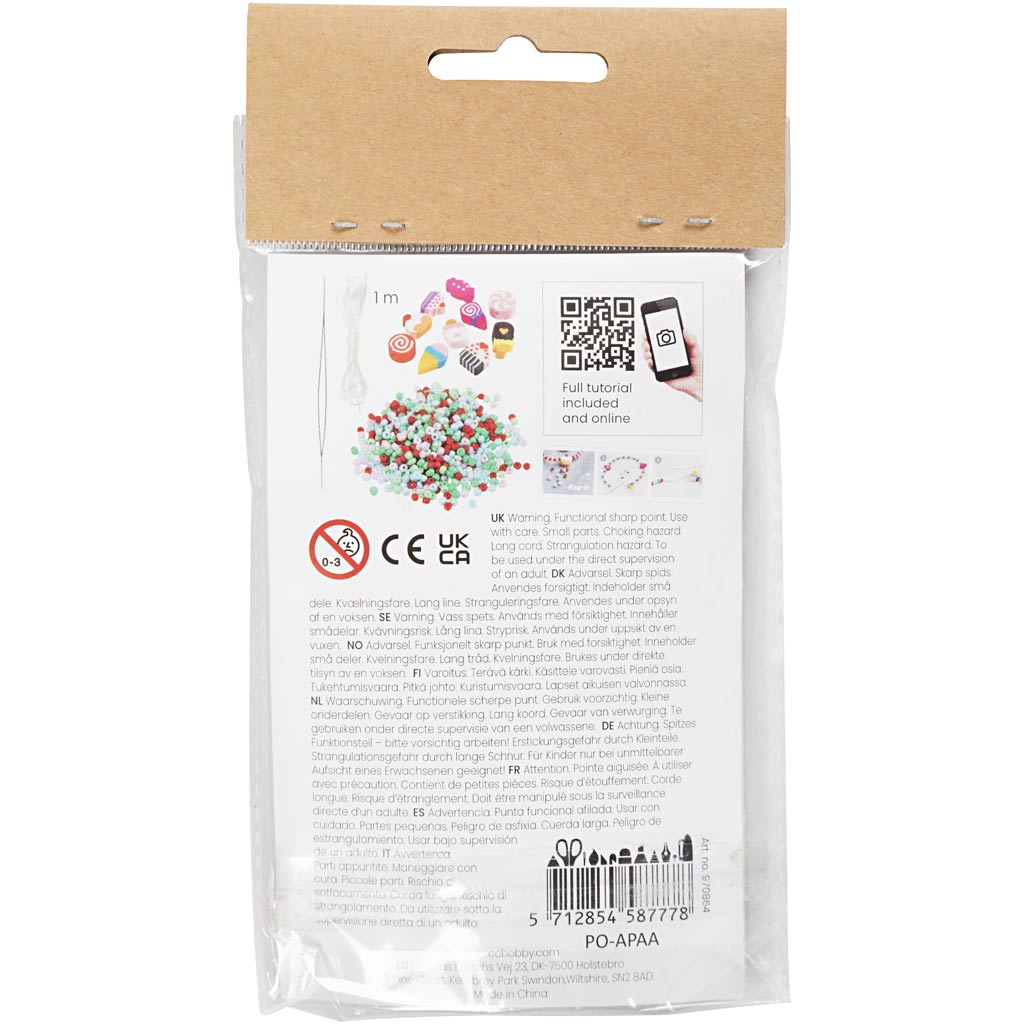 Smykker Creativ Company Mini DIY Kit  Elastisk Armbånd og Ring