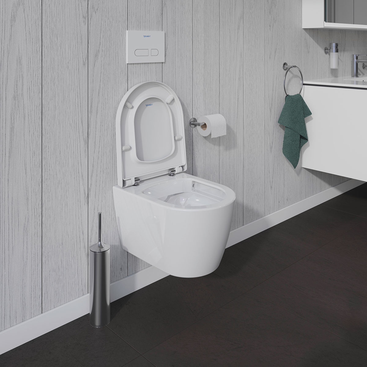 Vegghengt Toalett Duravit ME by Starck Rimless uten Toalettsete