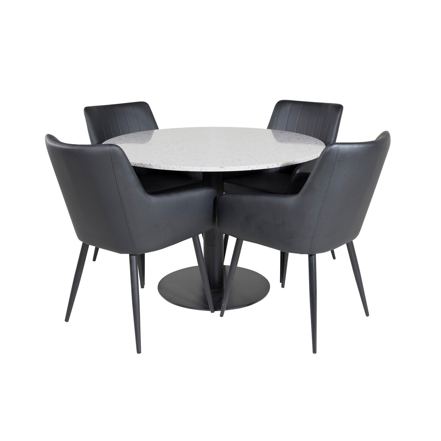 Spisegruppe Venture Home Razzia med 4stk Comfort Stoler