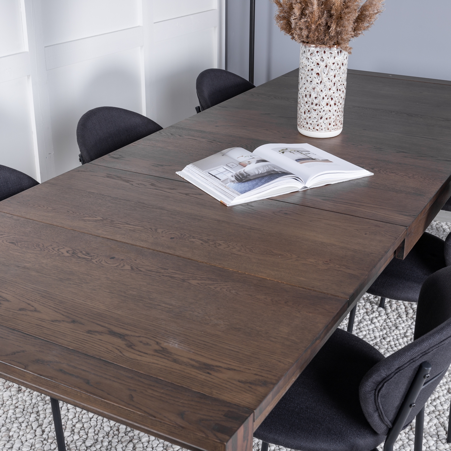 Spisegruppe Venture Home Shy med 6 Valor Spisestoler