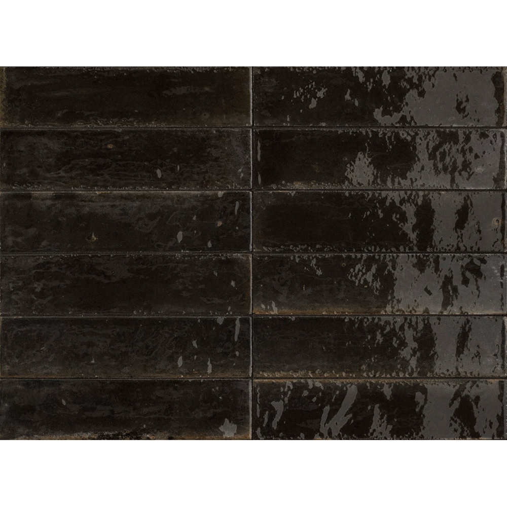 Fliser Lhådös Monza Sort 6x24 cm