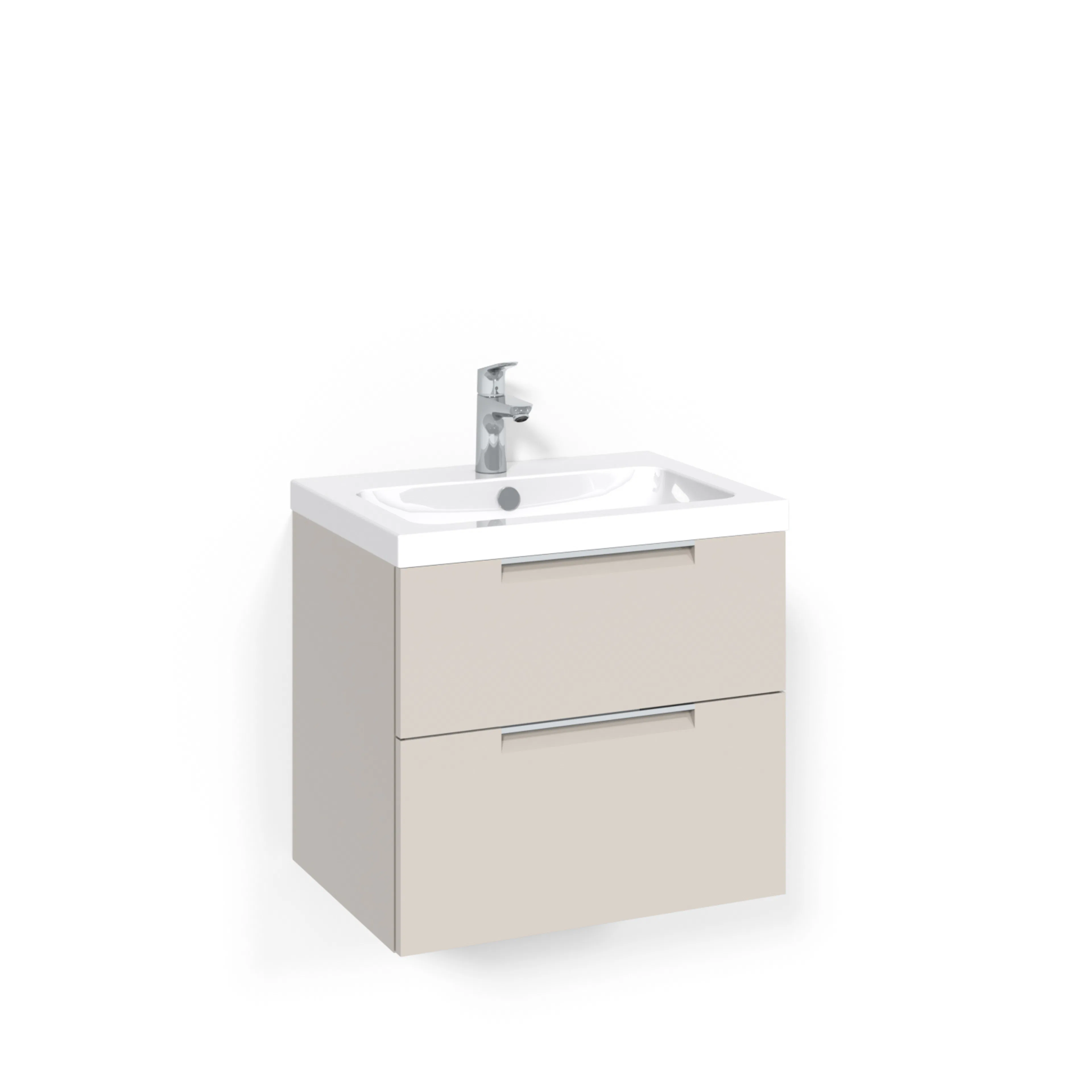 Crown Kommod 60x45 Beige Grip Light 45 Bredd 600 mm, Beige, Tvättställ Light 45