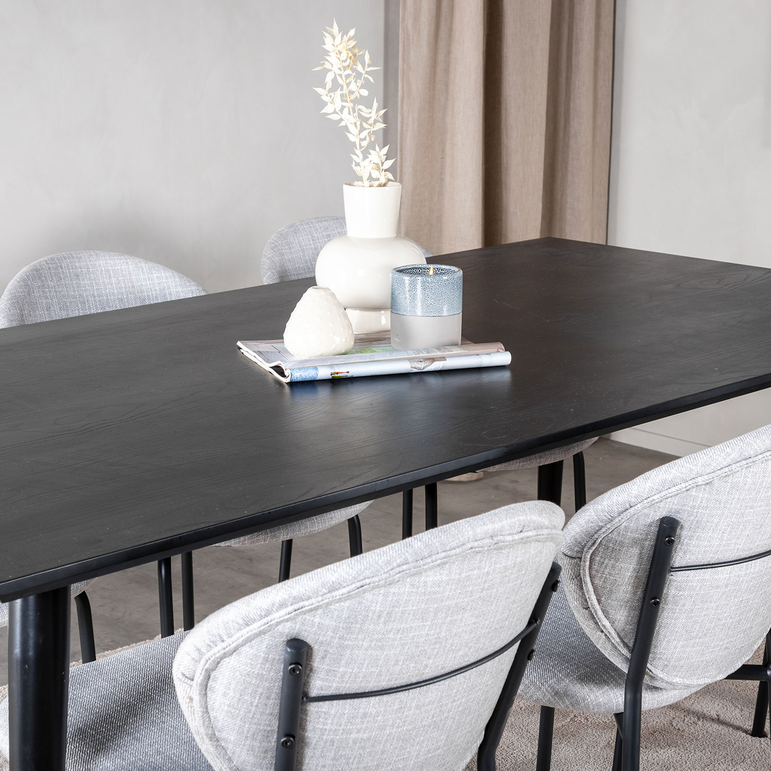 Spisegruppe Venture Home Dipp med 6 Vault Stoler