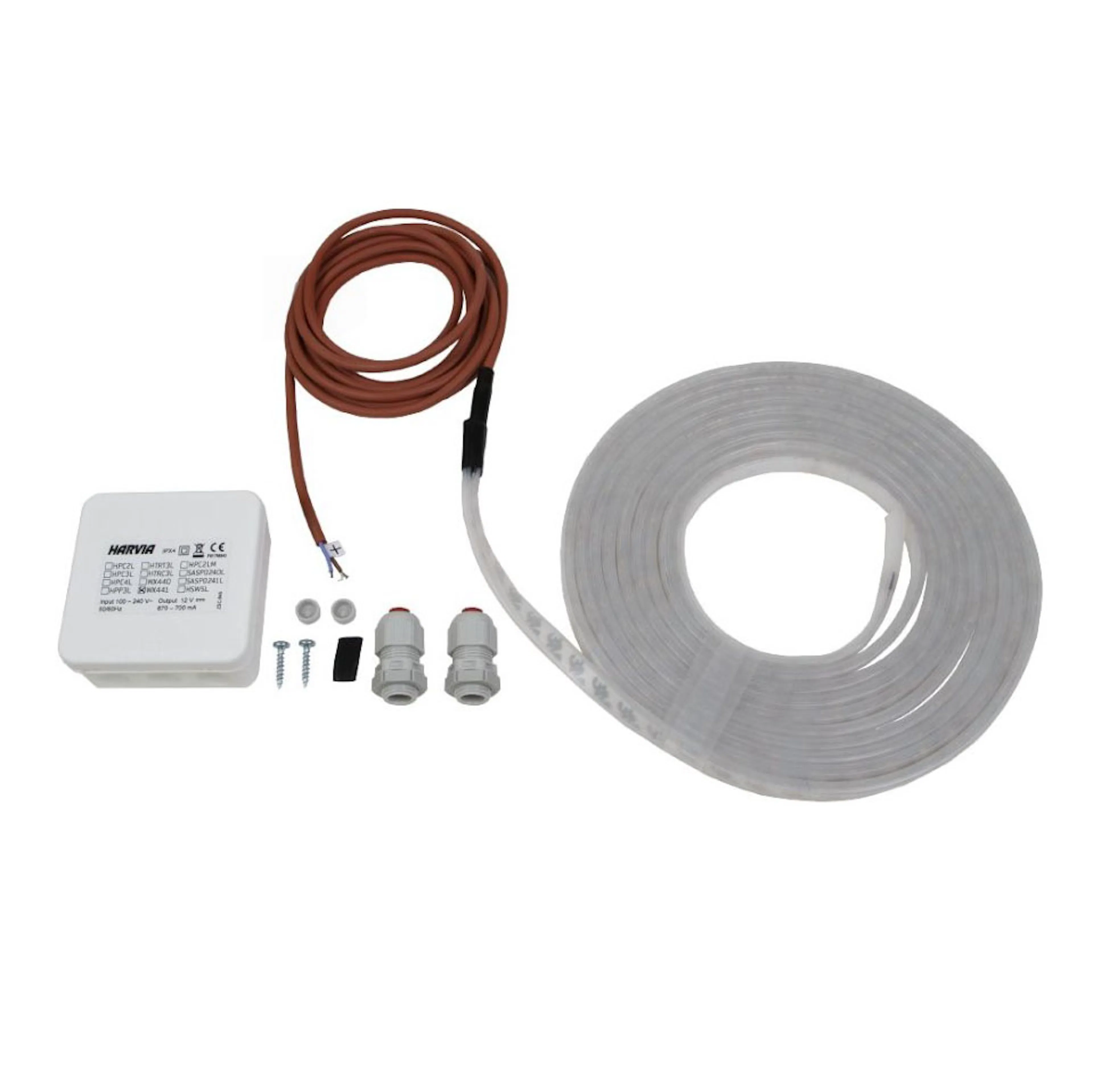 LED-lysstripe Harvia med tilbehør 5 m