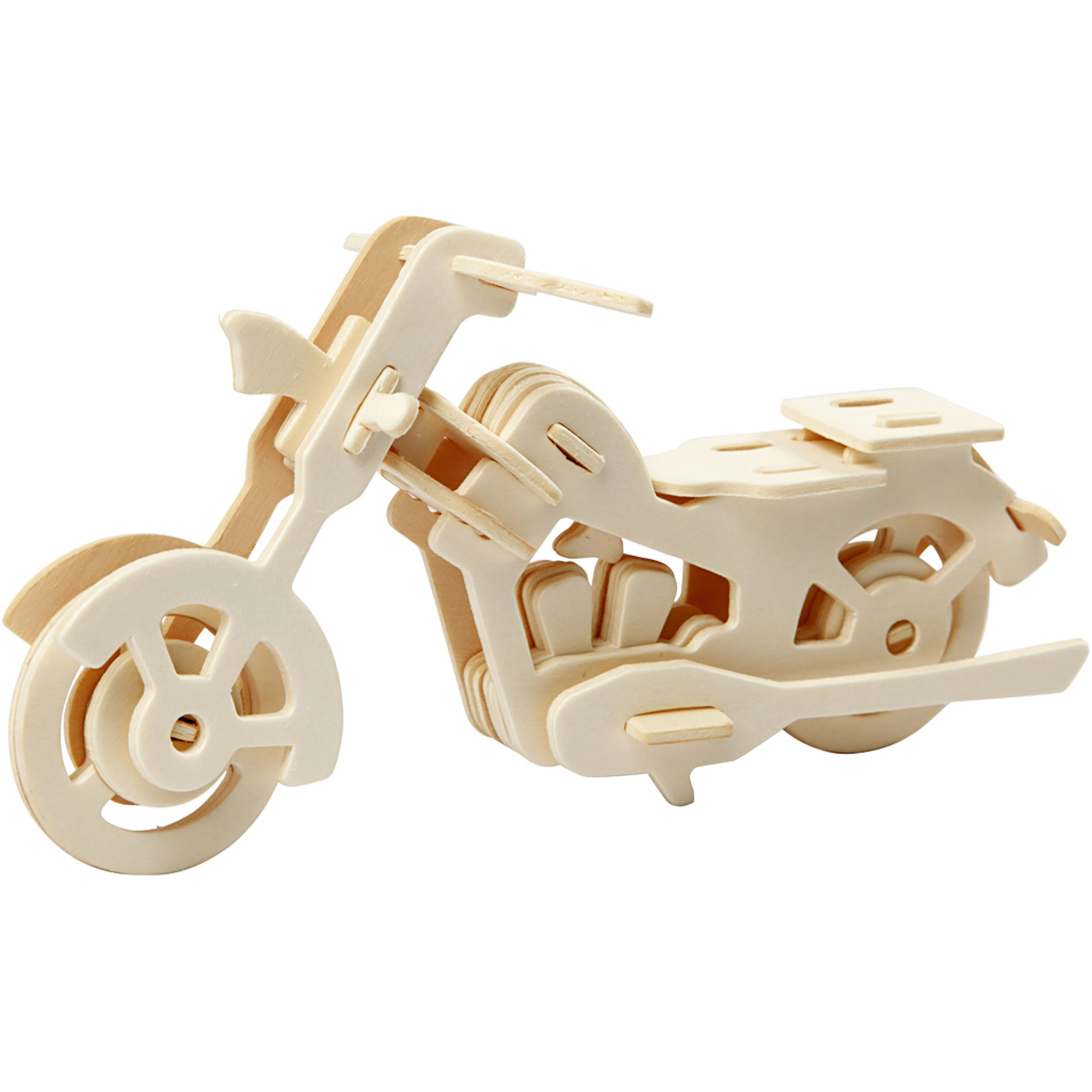 Konstruksjonsfigur Creativ Company 3D Motorsykkel Str 19x9x9 cm 1 stk