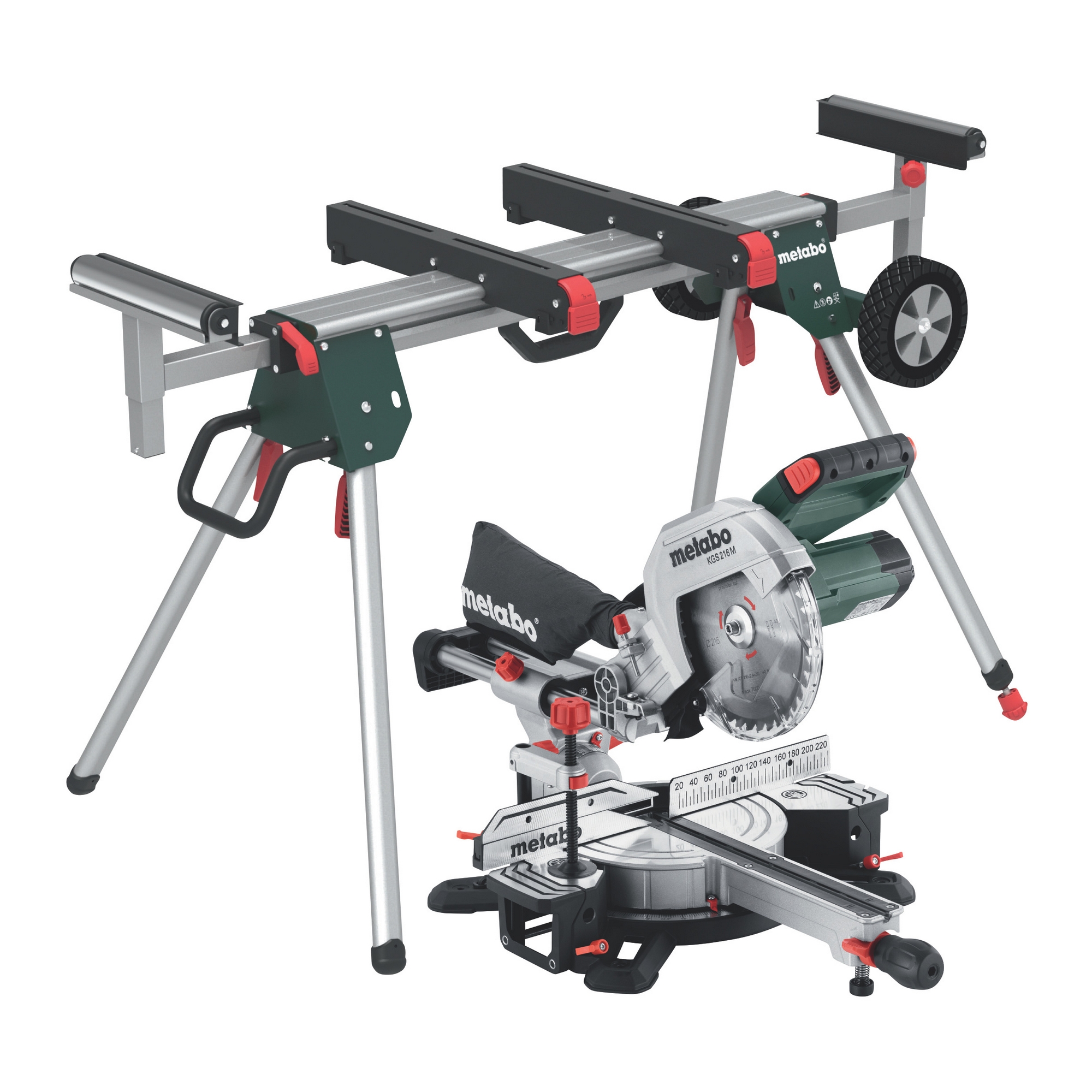 Kapp-/gjæringssag Metabo KGS 216 M + KSU 251