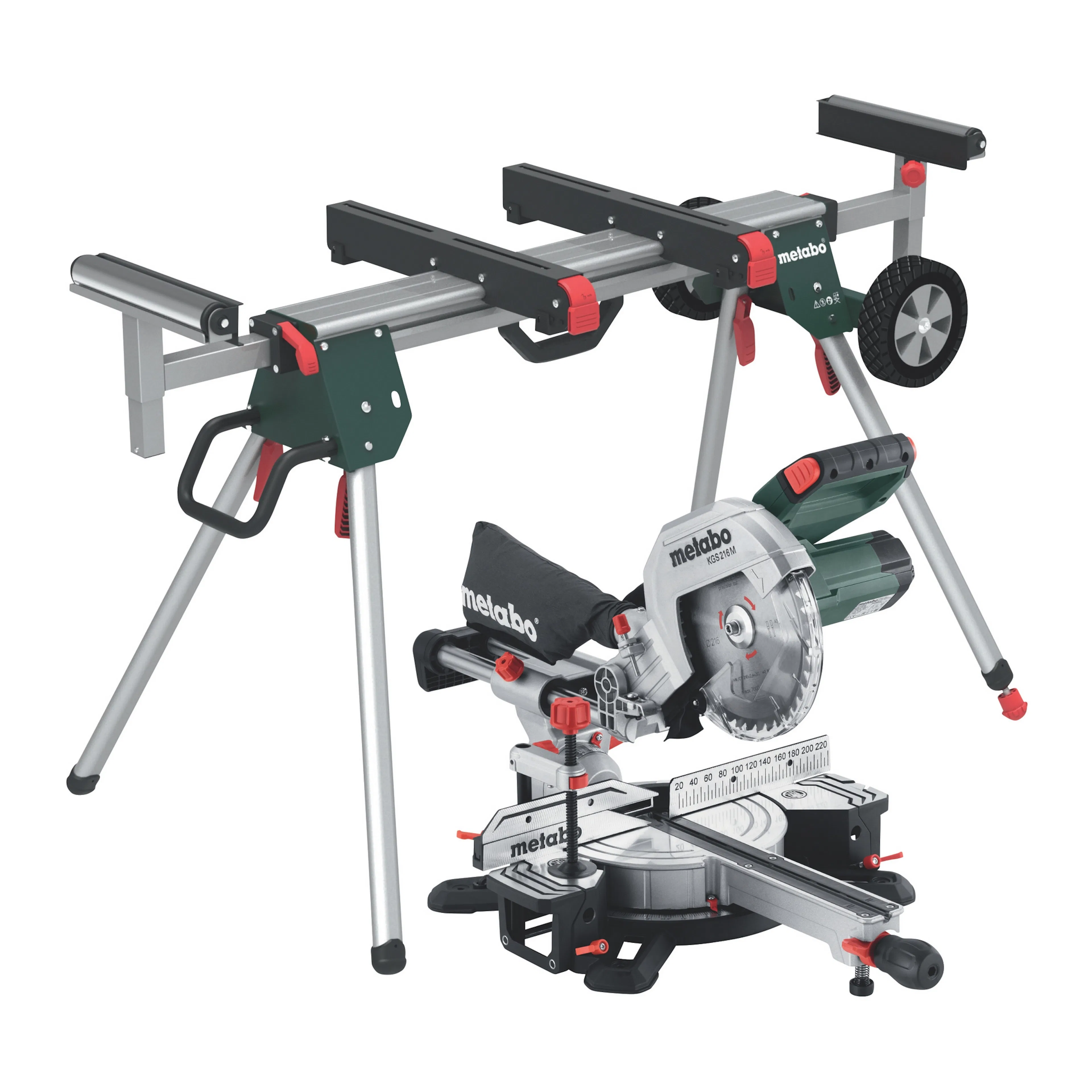 Kapp-/gjæringssag Metabo KGS 216 M + KSU 251