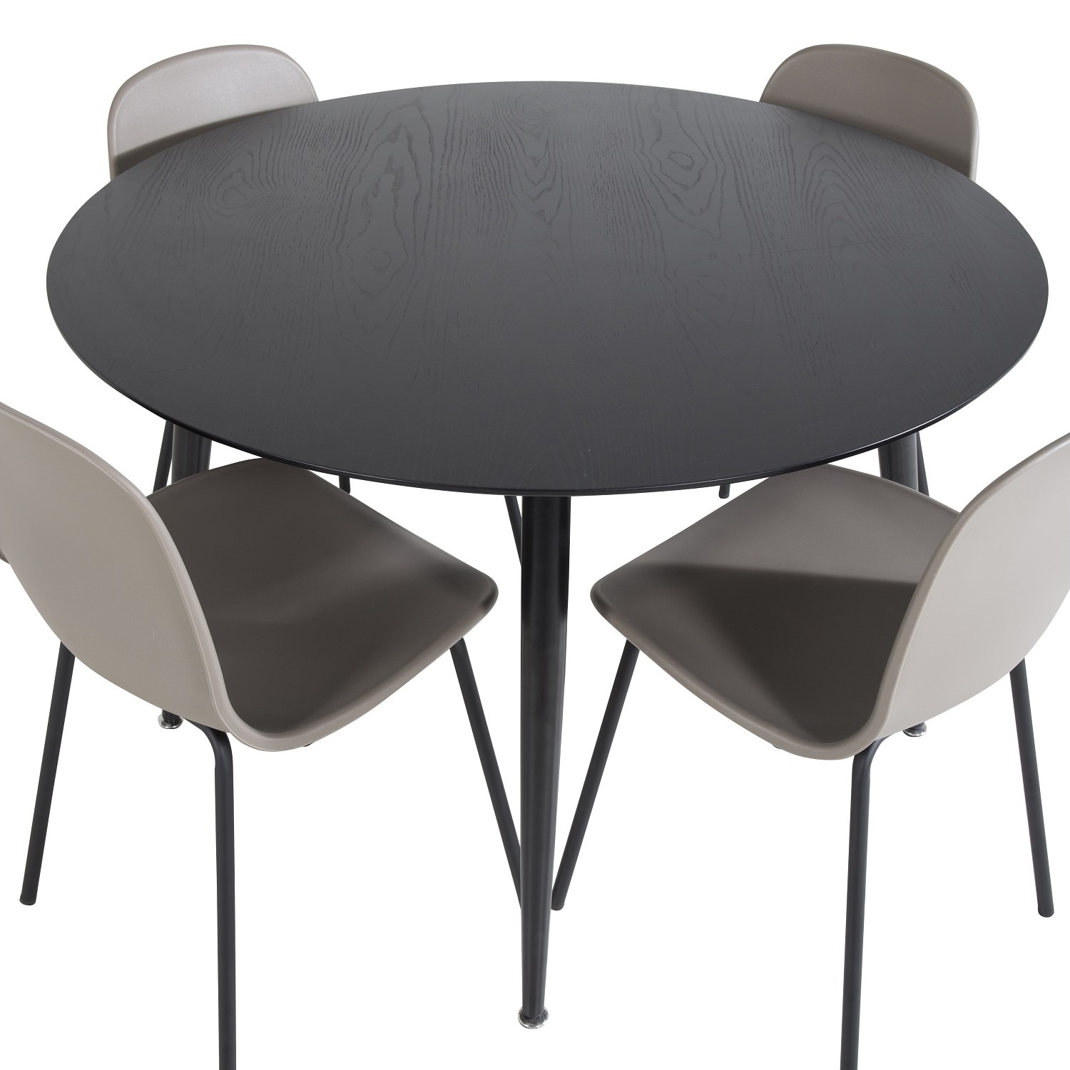 Spisegruppe Venture Home Dipp med 4 Arctic Stoler