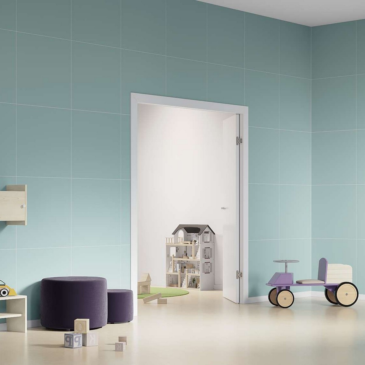 Baderomspanel Fibo 3212-6060 EM Aqua Mint