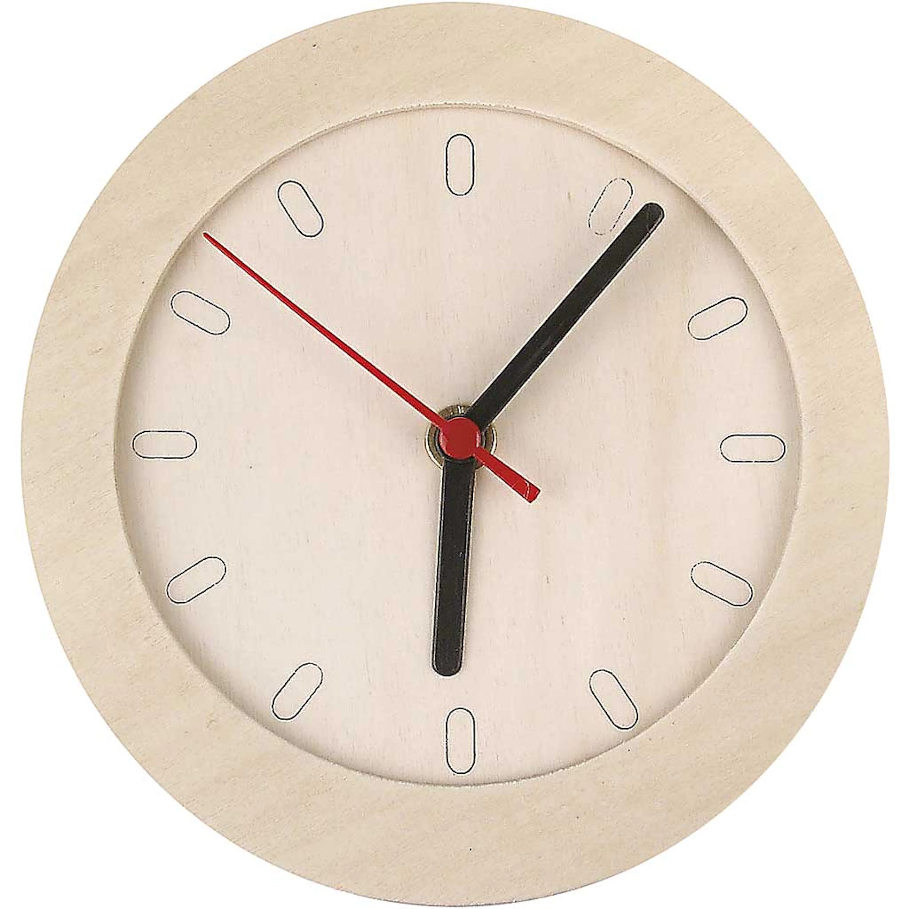 Klokke Creativ Company med Treramme D15 cm 1 stk