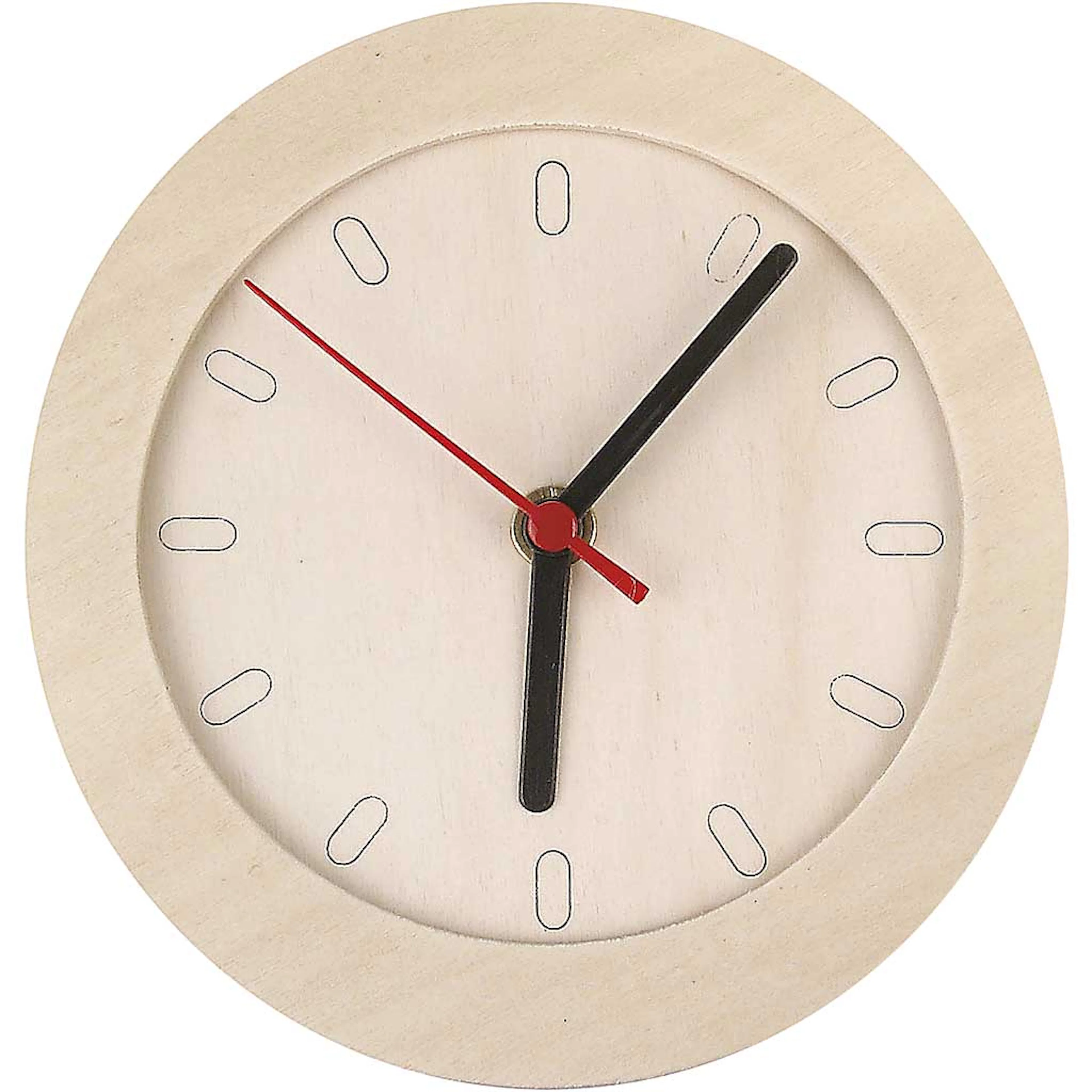 Klokke Creativ Company med Treramme D15 cm 1 stk