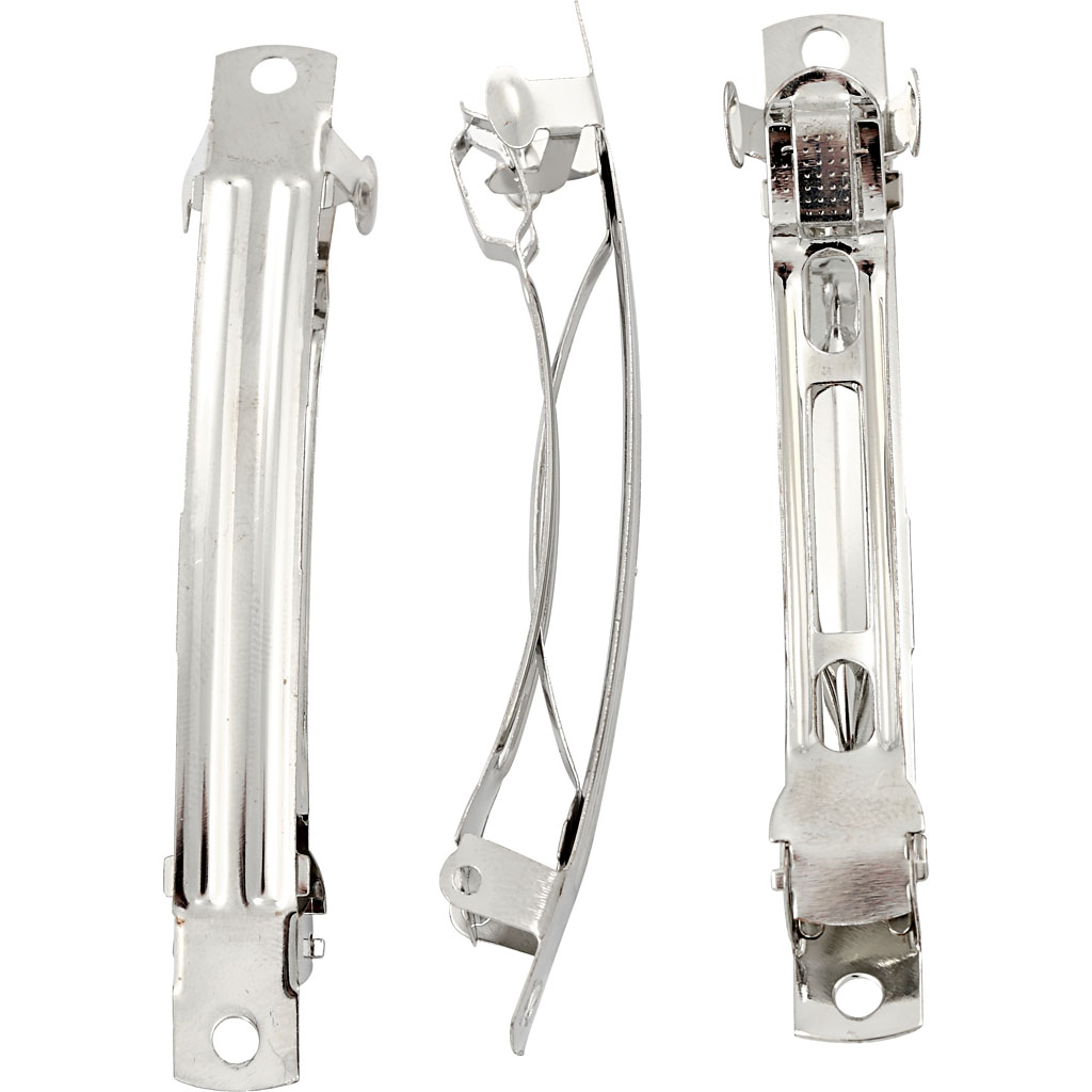 Hårspenner Creativ Company Forsølvet 8 cm 30 stk/1 Pk