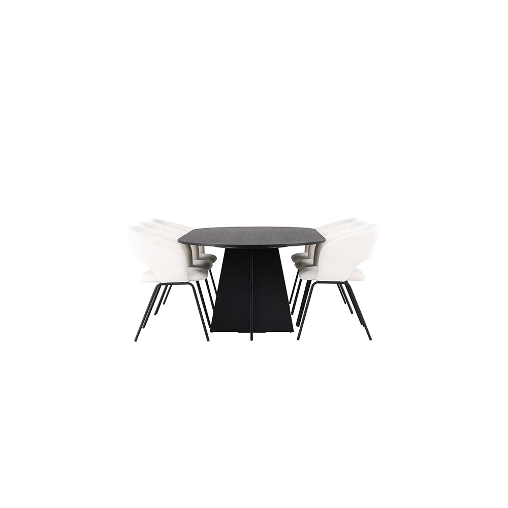 Spisegruppe Venture Home Bootcut med 6 stk Day Stoler