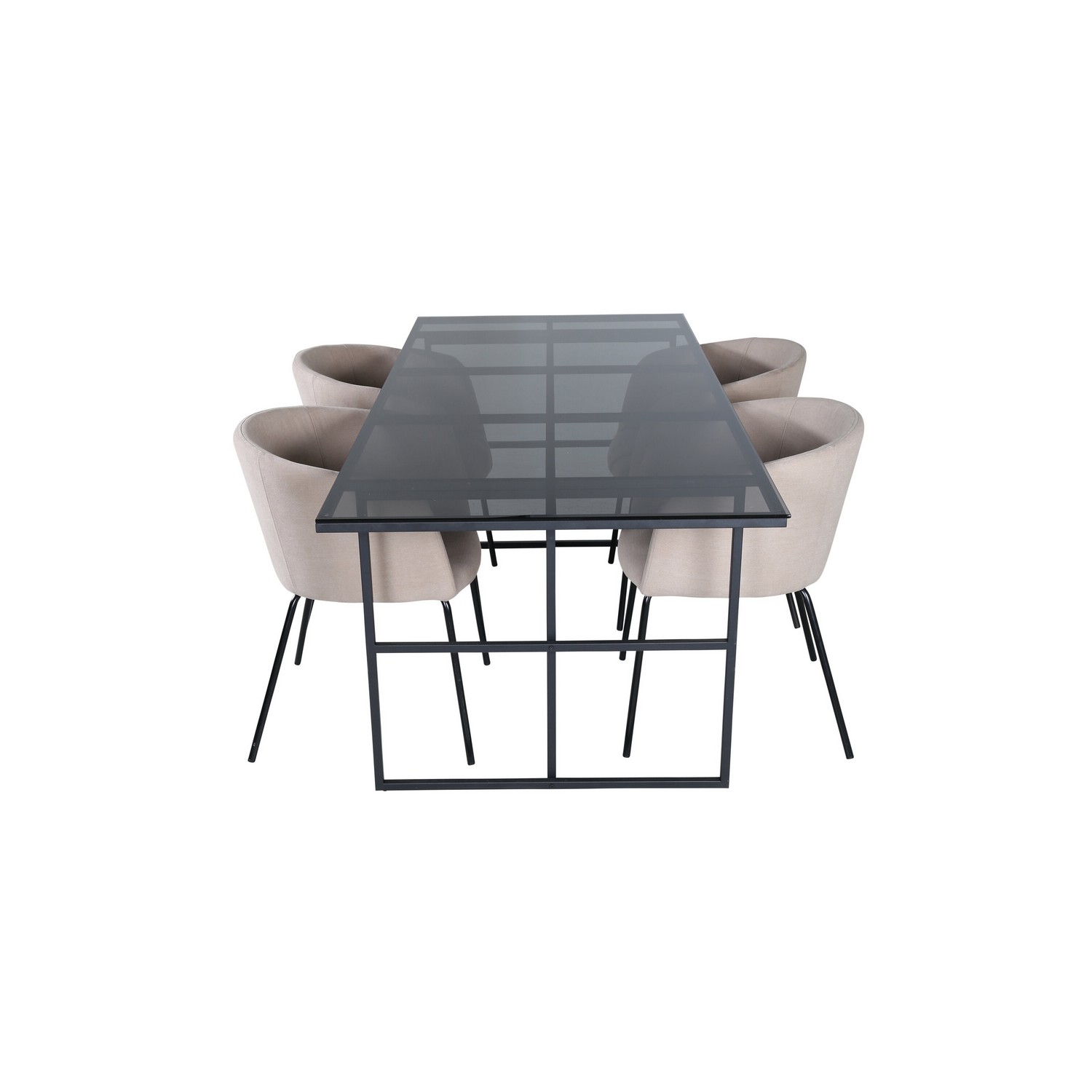 Spisegruppe Venture Home Lund Spisebord og Bergen Spisestol