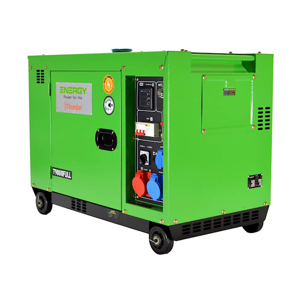Strømaggregat Energy T9000FULL 3-fase/1-fase Diesel