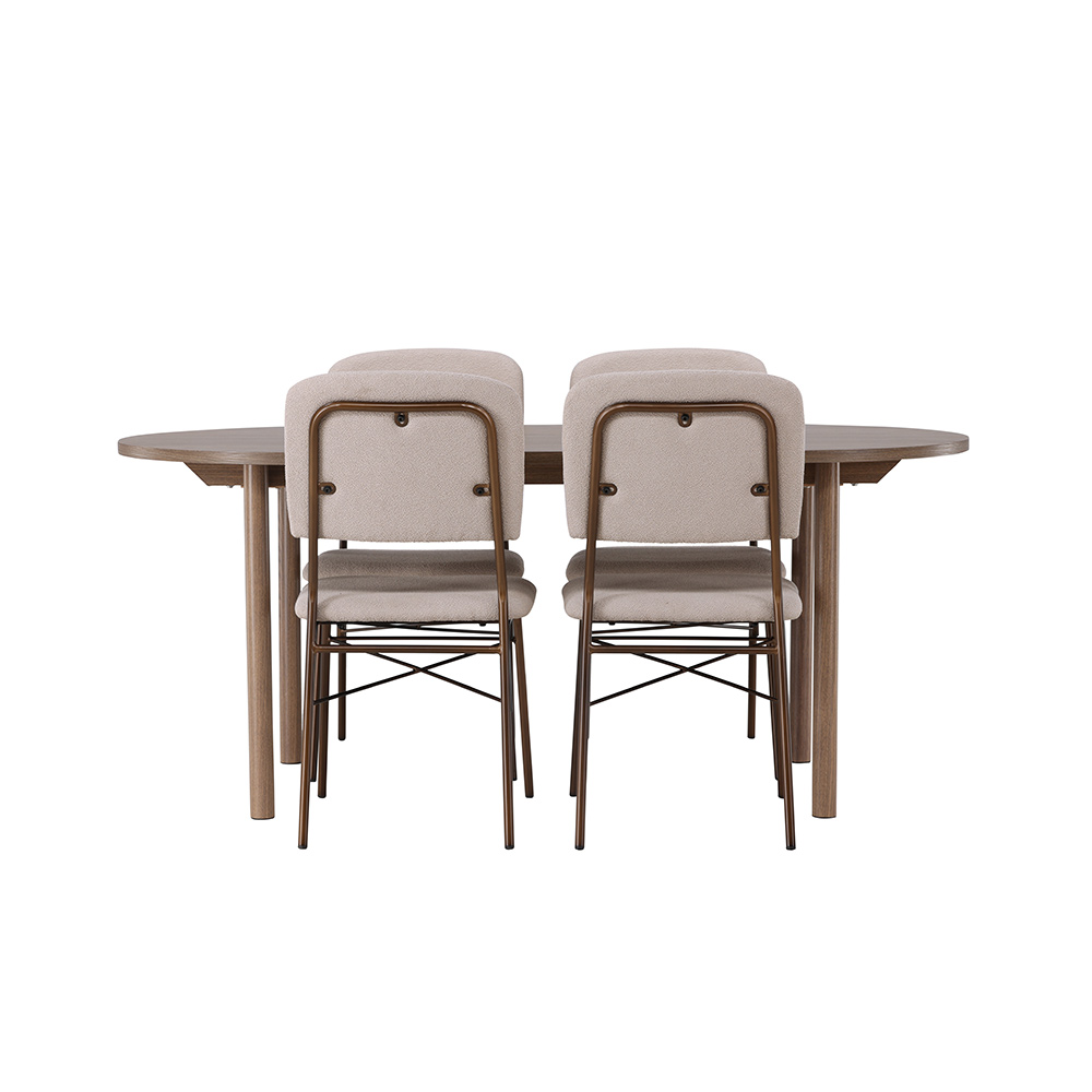 Spisegruppe Venture Home Andy med 4 Seda Stoler