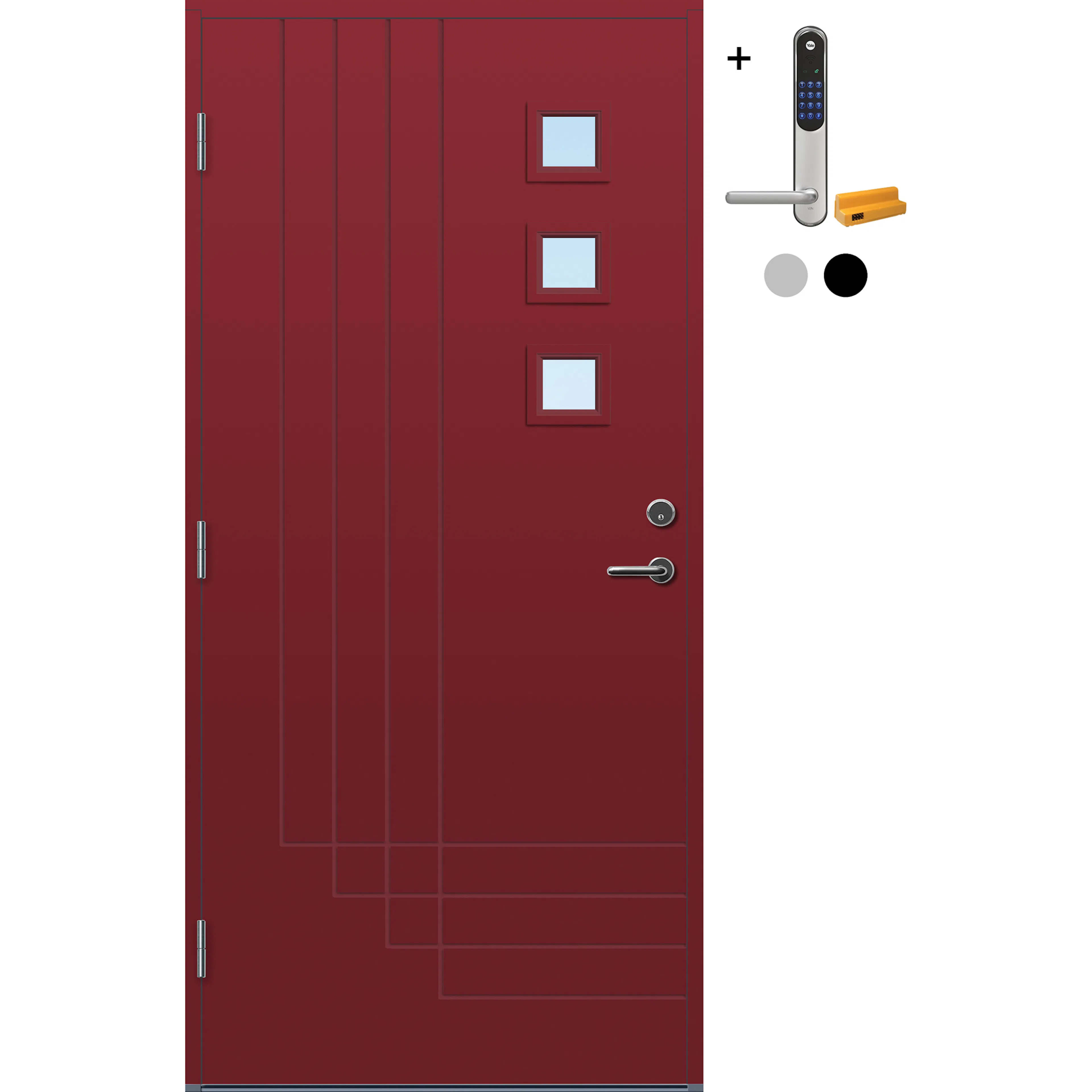 NCS S-4050-R, Mørk Rød