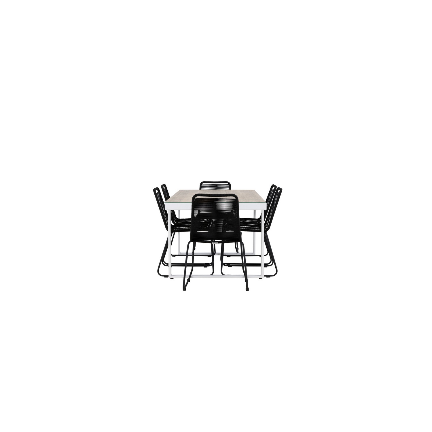 Hagegruppe Venture Home Merlo med 6 Lindos Stoler