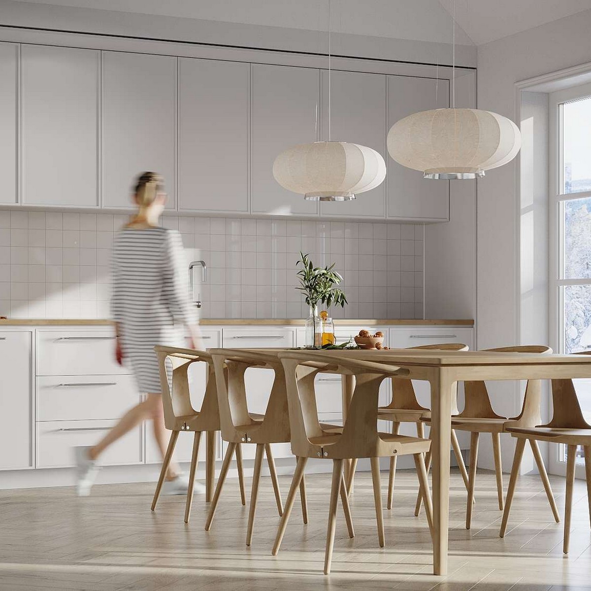 Kitchen Board Fibo 3091-KM1010 Denver White