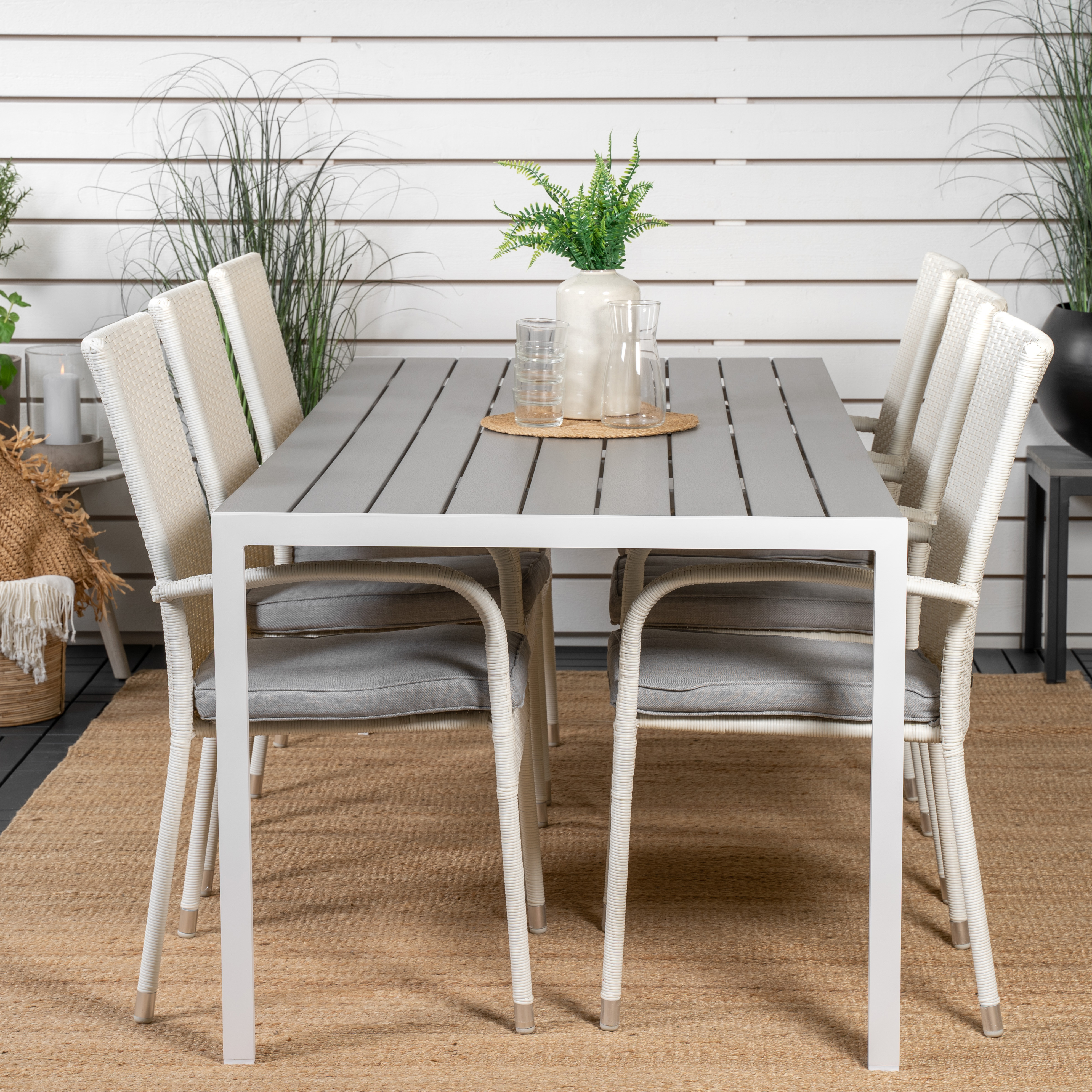 Spisegruppe Venture Home Break med 6 Anna Stoler