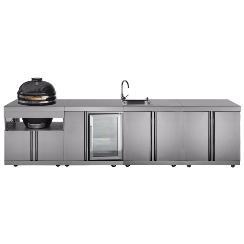 Frittstående Utekjøkken Myoutdoorkitchen Stainless Collection Georgia