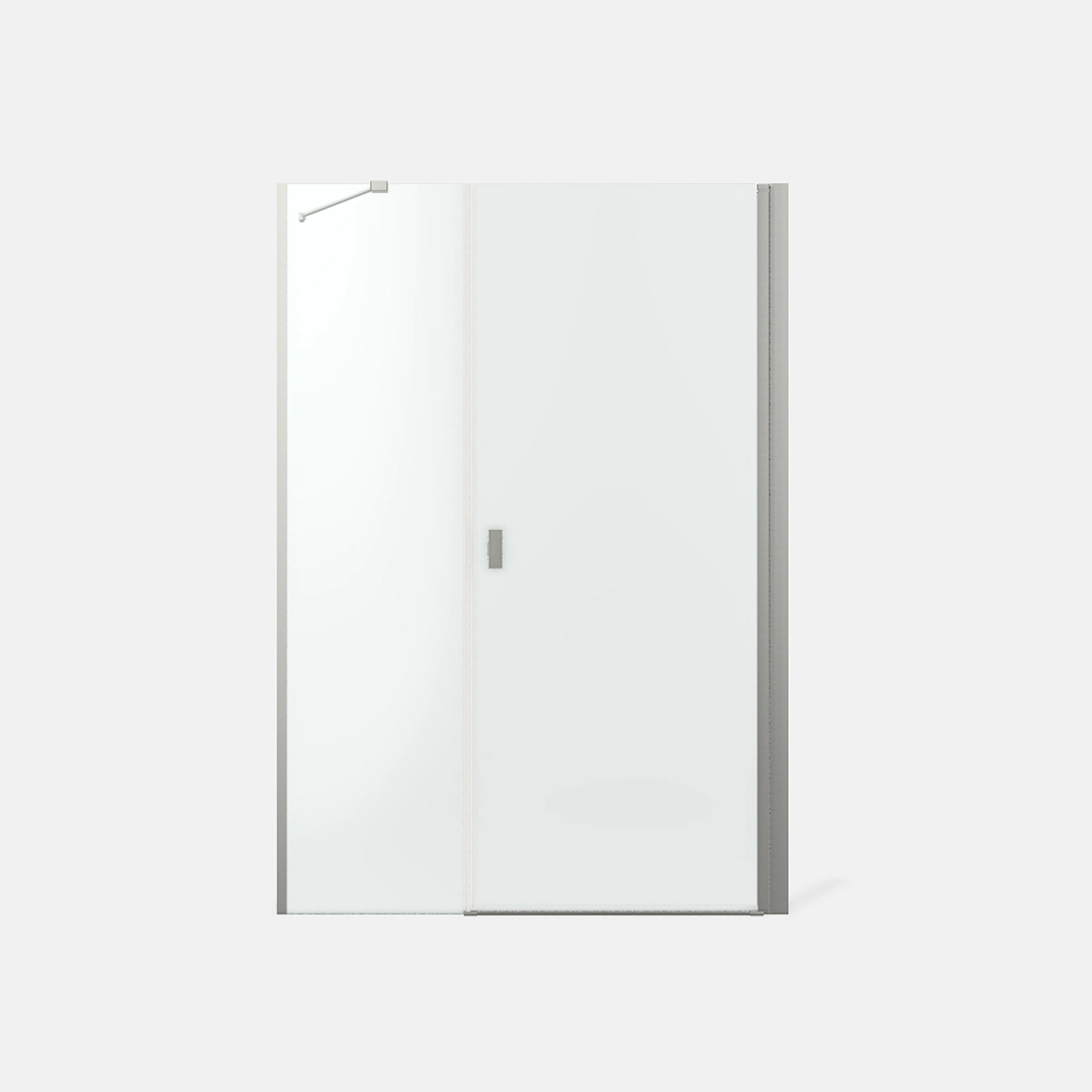 Dusjdør Strømberg Noma 45 med Sidepanel Nisje