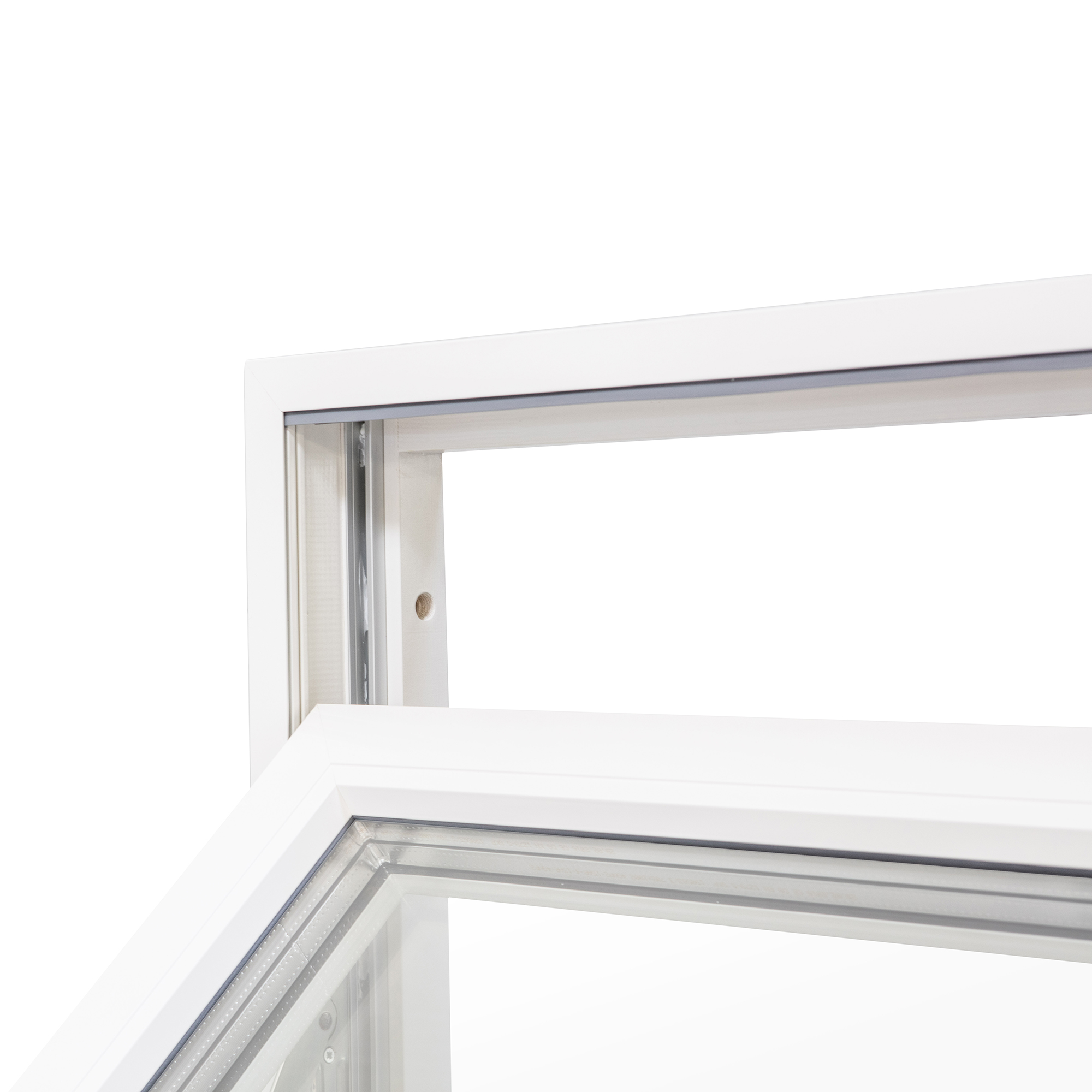 Vindu Fjordvindu Toppsving Solid Aluminium 3-Lags