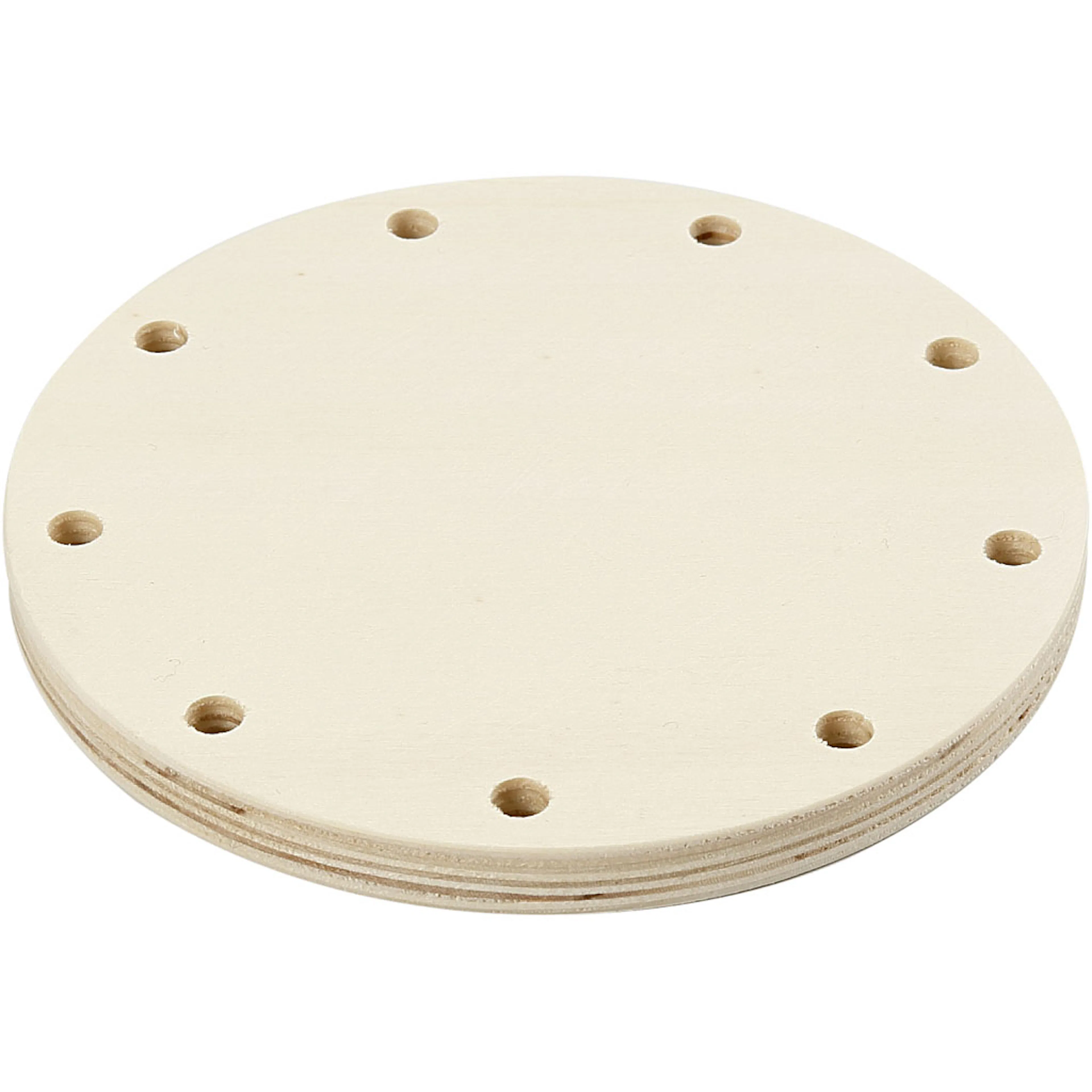 Botten till korgflätning, Dia. 12 cm, tjocklek 10 mm, 1 st. Diameter: 250 mm