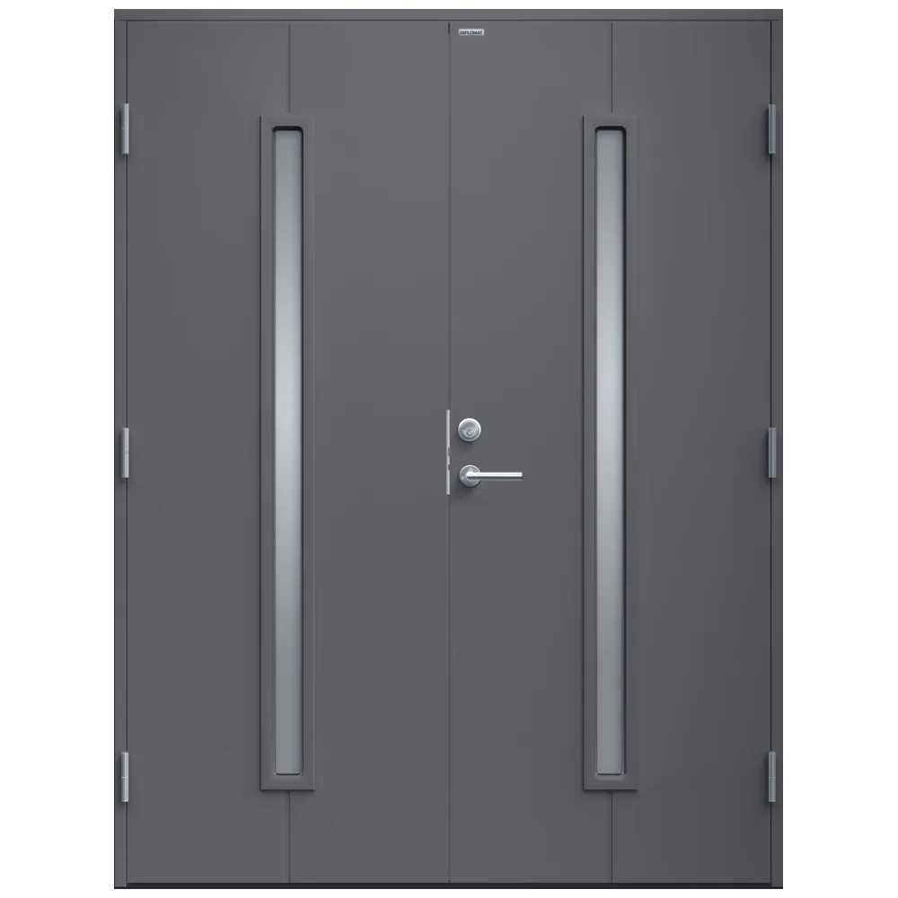 DØR YD MAJ 16X20H NCS S-6502-B BxH: 160x200 cm, Høyre, NCS S-6502-B, Grå