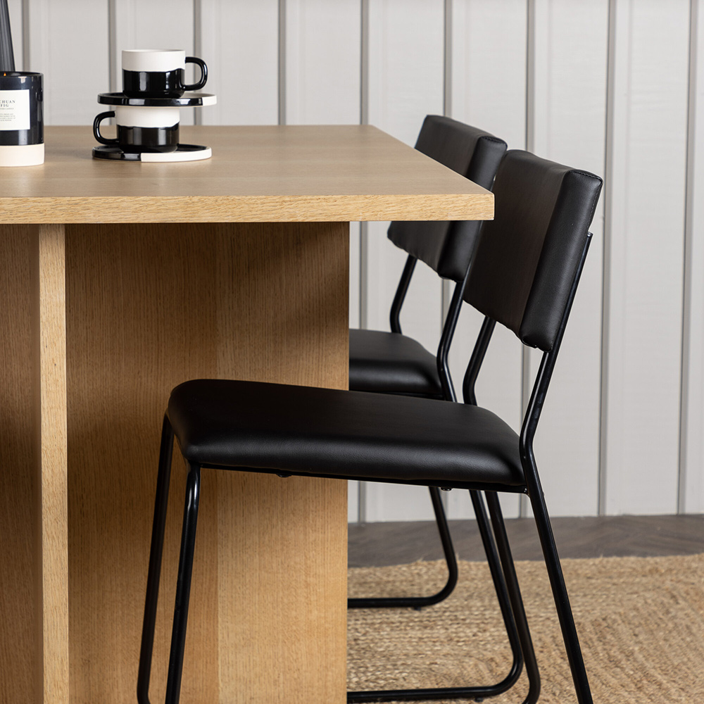Spisegruppe Venture Home Leo med 4 Kenth Stoler