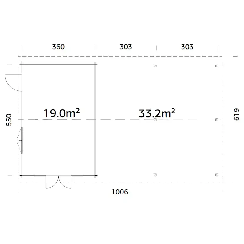 Hytte Palmako Irene 53,1 m2