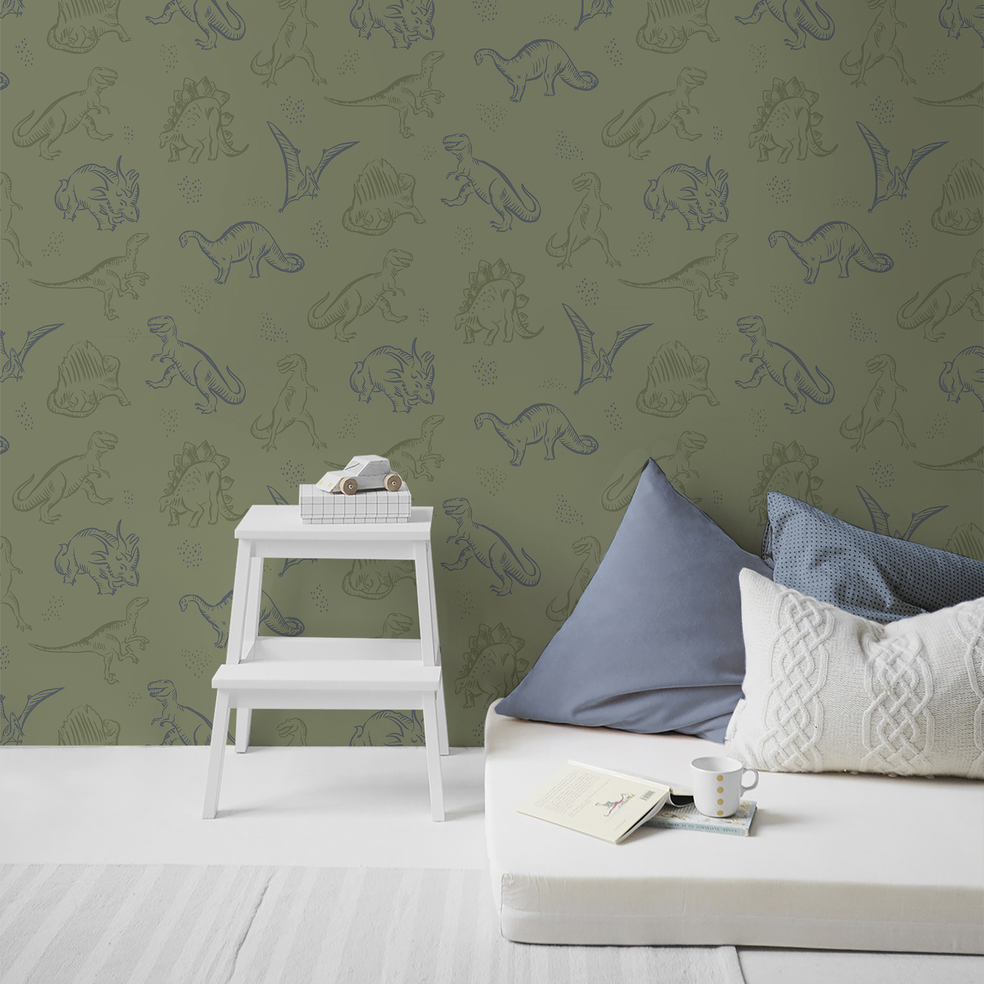 Tapet Superfresco Easy Dino Dark Green