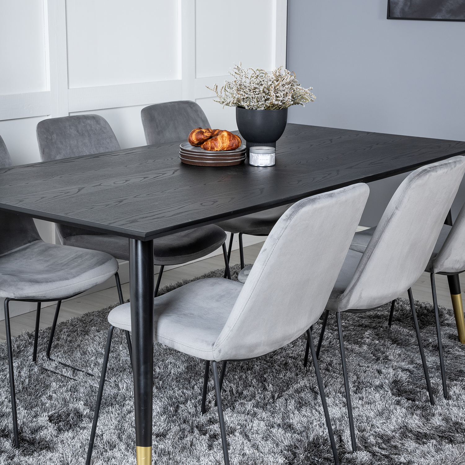 Spisegruppe Venture Home Dipp med 6 Muce Stoler