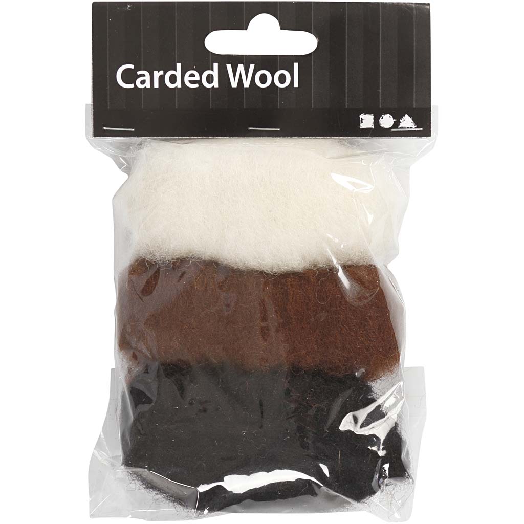 Kardet Ull Creativ Company 3x10 g/1 Pk