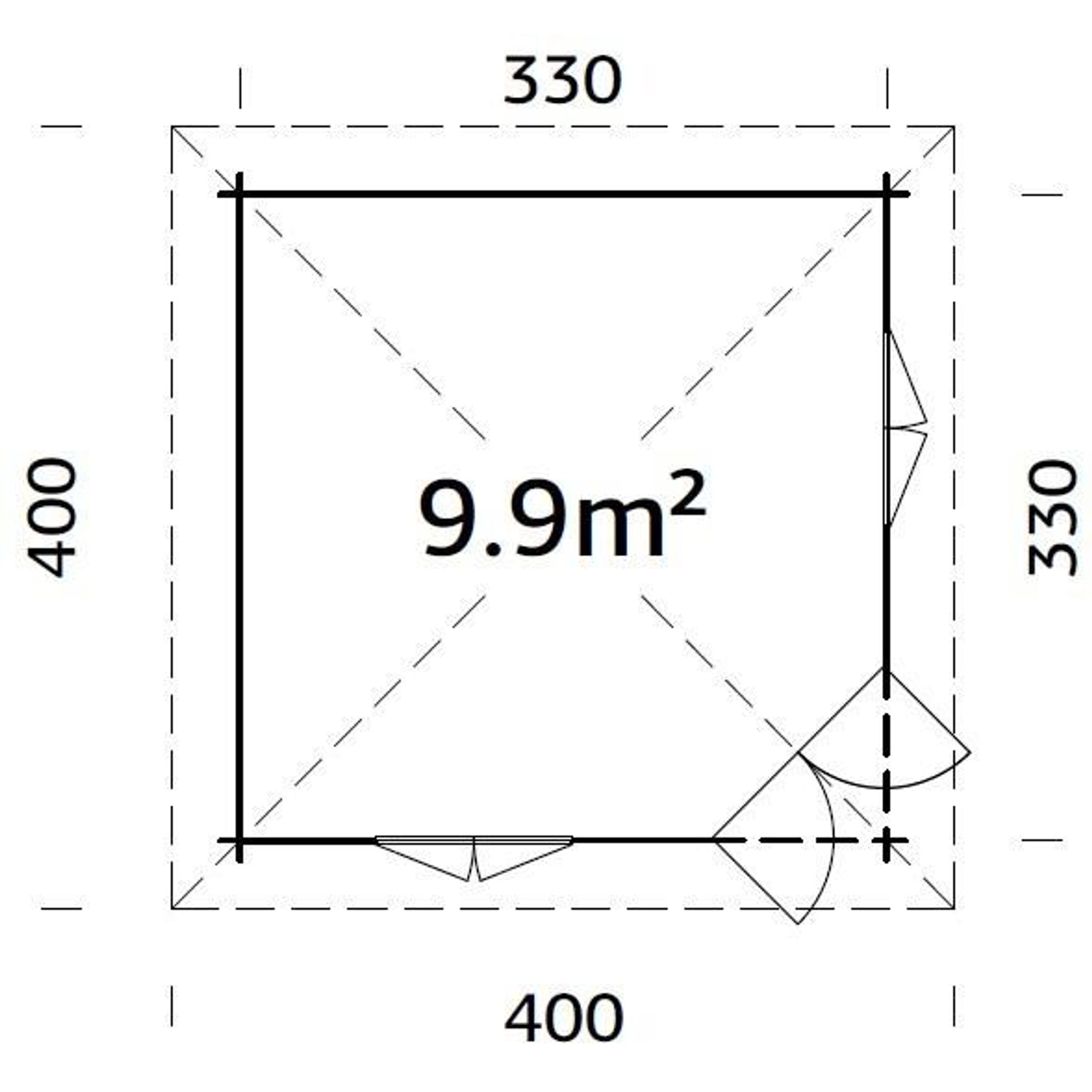 Lysthus Palmako Melanie 10,9 m2