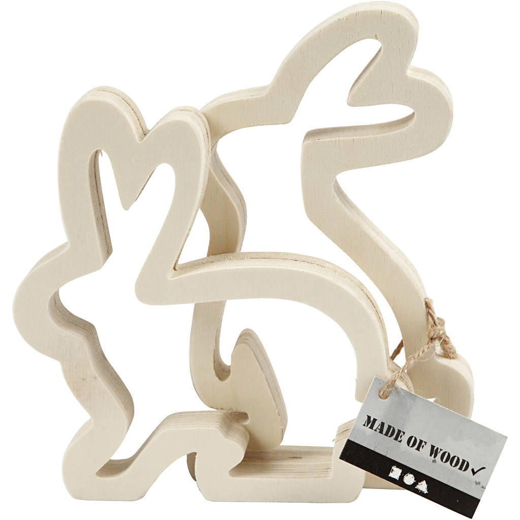 Påskeharer Creativ Company 2 stk/1 pk