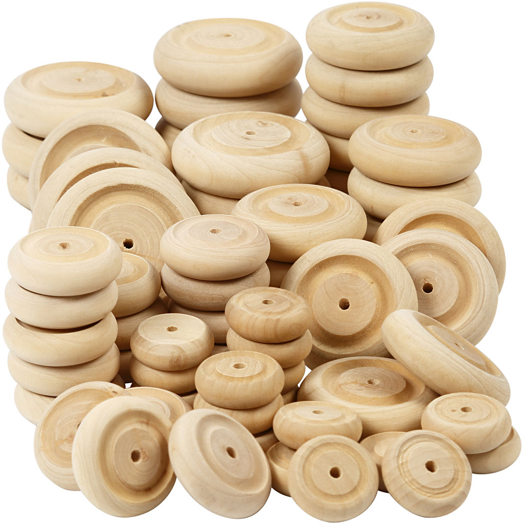 Hjul Creativ Company 4x40 stk/1 Pk