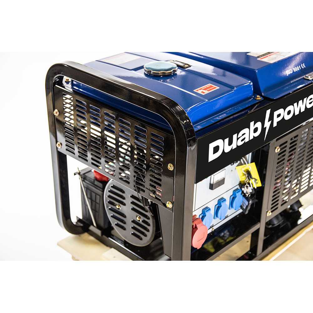 Strømaggregat Duab-Power MDG12-3 3-fas Diesel Fjernstart