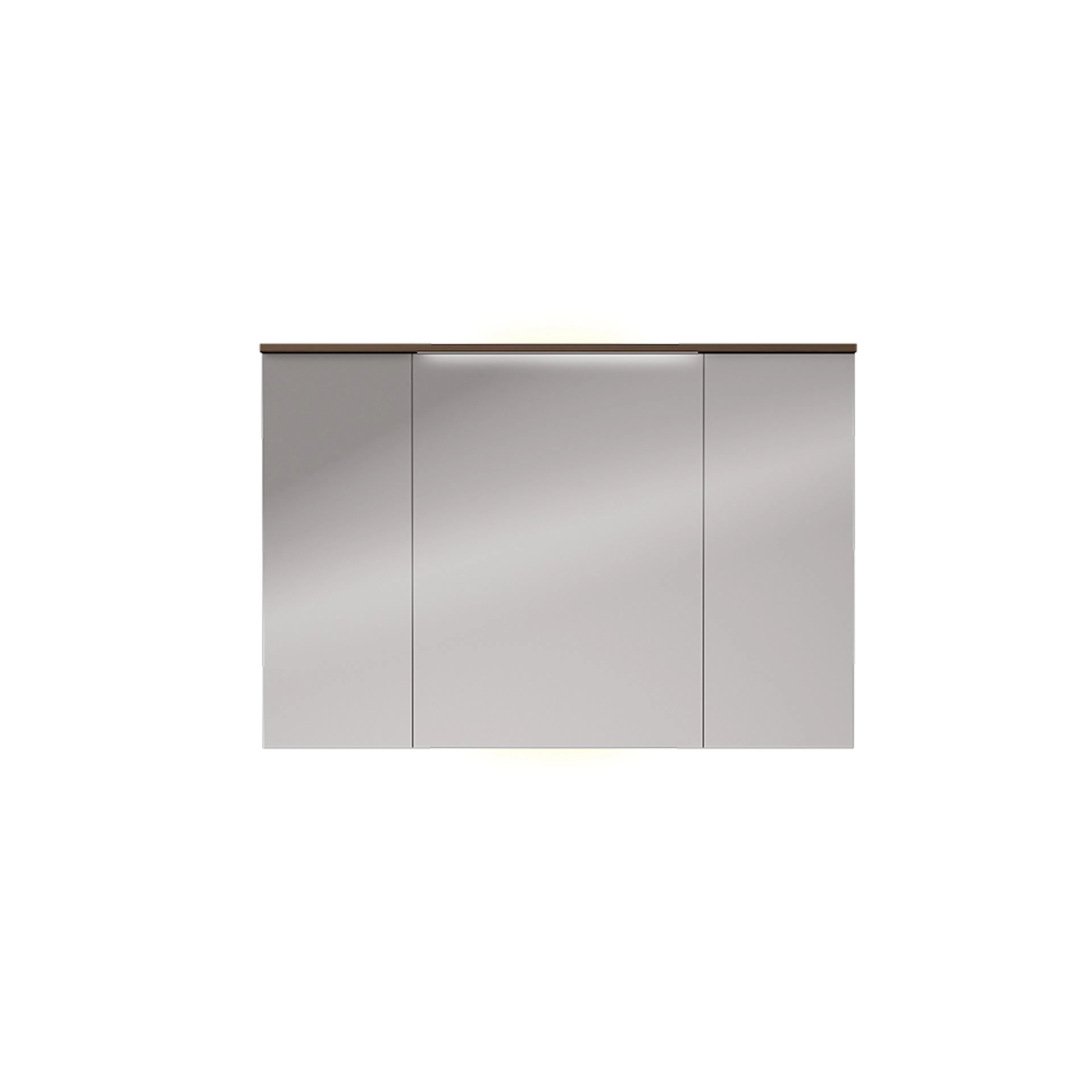 Speilskap FOSSBAD B120 D12 med Lystopp 60 + 30 + 60