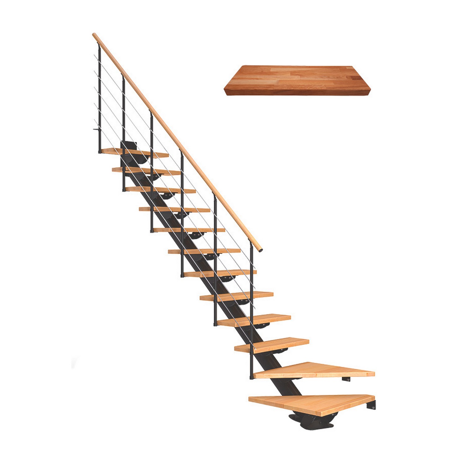 SYDNEY ek oljad 1/4 antracit STYLE6 11T 75W Antrasitt, Bredd: 750 mm, Maks Takhøyde: 2220-2700 mm