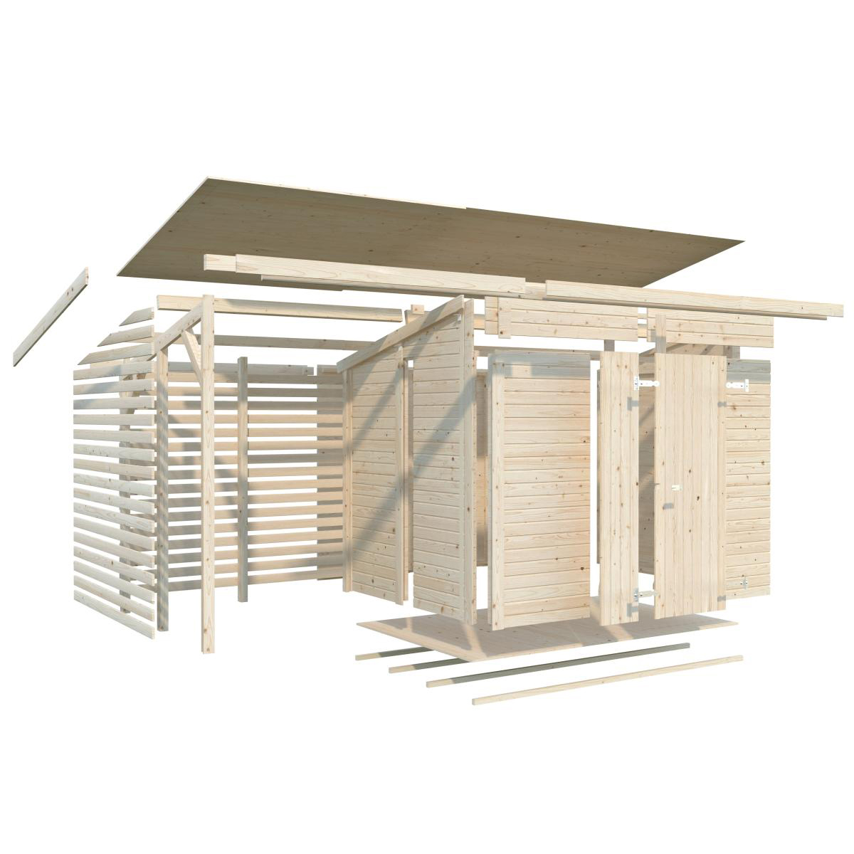 Redskapsbod Palmako Leif 4,5 + 2,9 m2