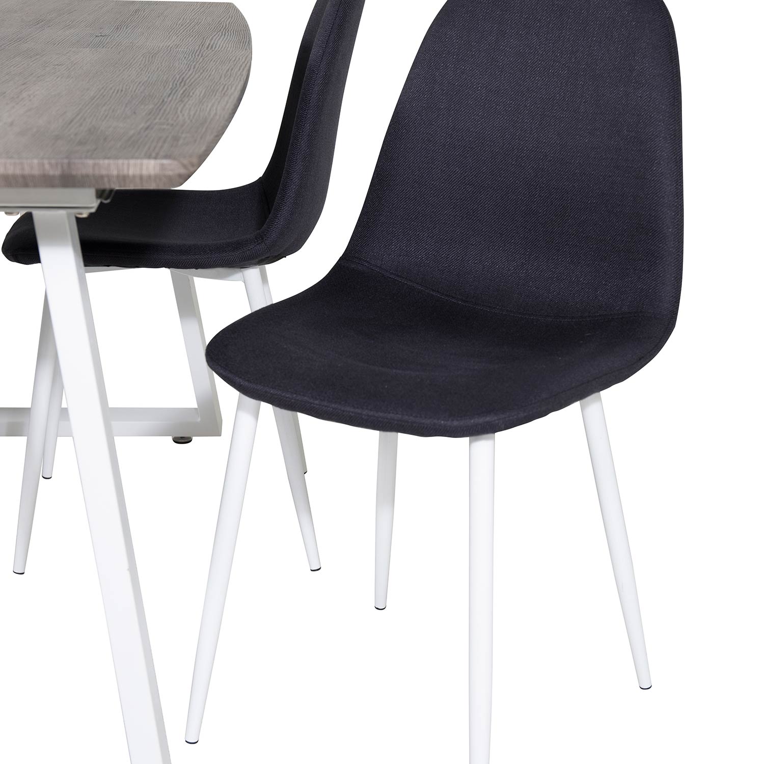 Spisegruppe Venture Home Ina med 4 Pobbie Stoler Polyester