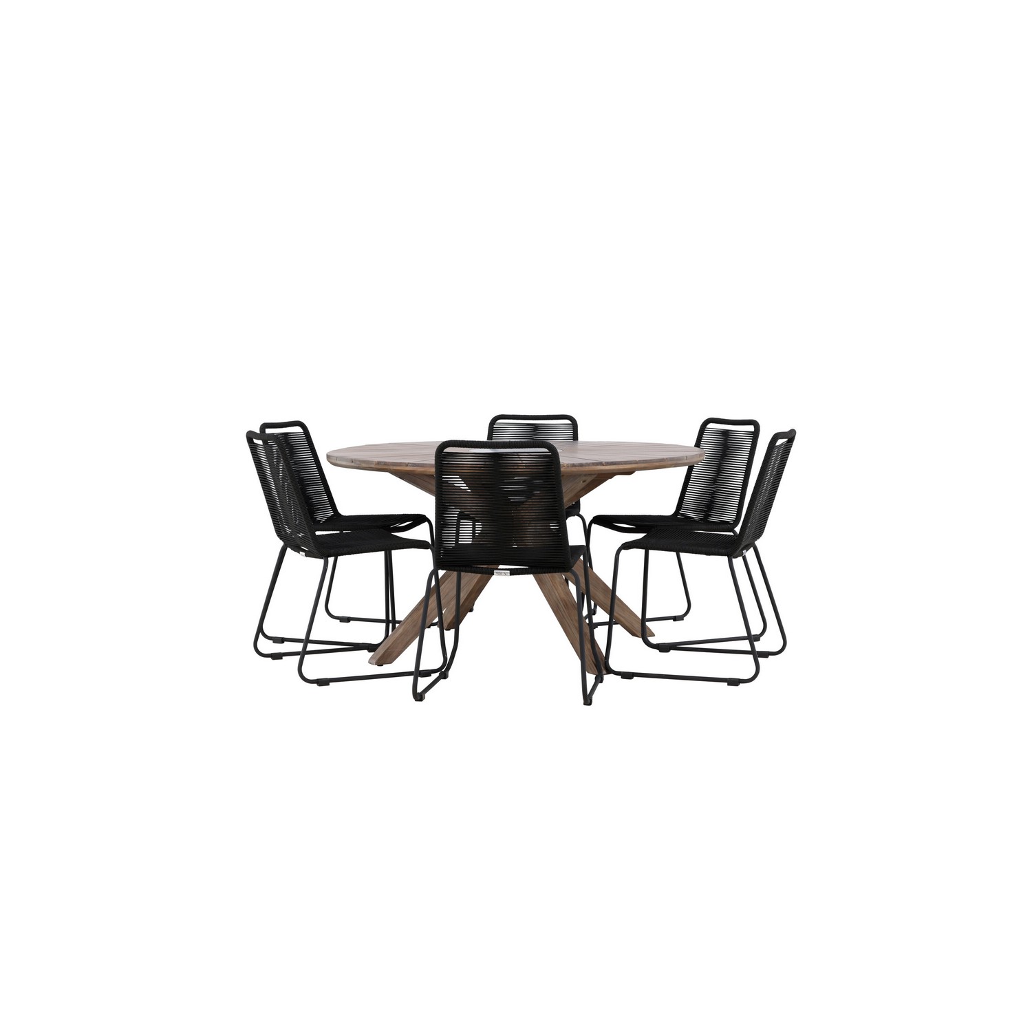 Hagegruppe Venture Home Rosario med 6 Lindos Stoler