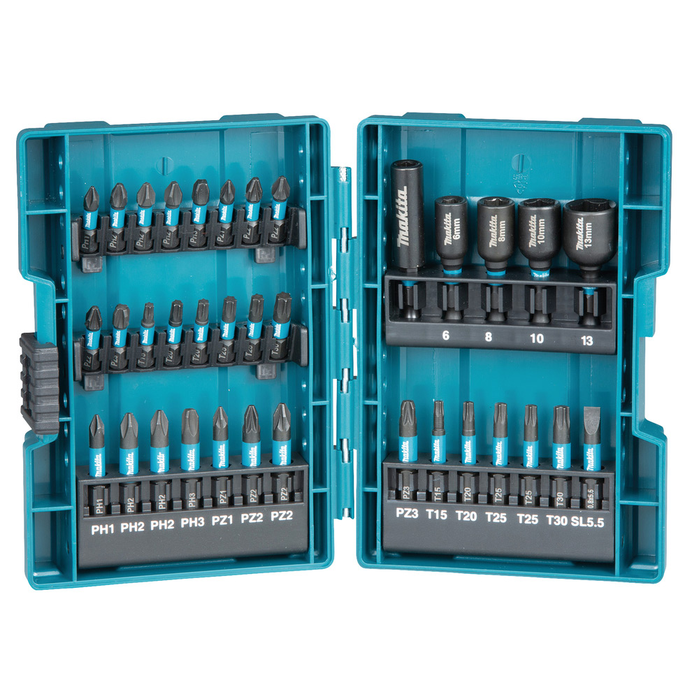 Bitssett Makita B-66880 35 deler