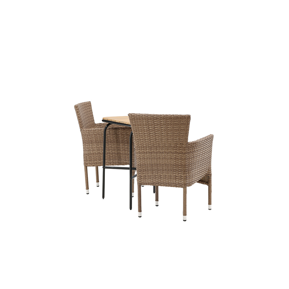 Cafégruppe Venture Home Holmbeck Bord med 2 Malina Stoler